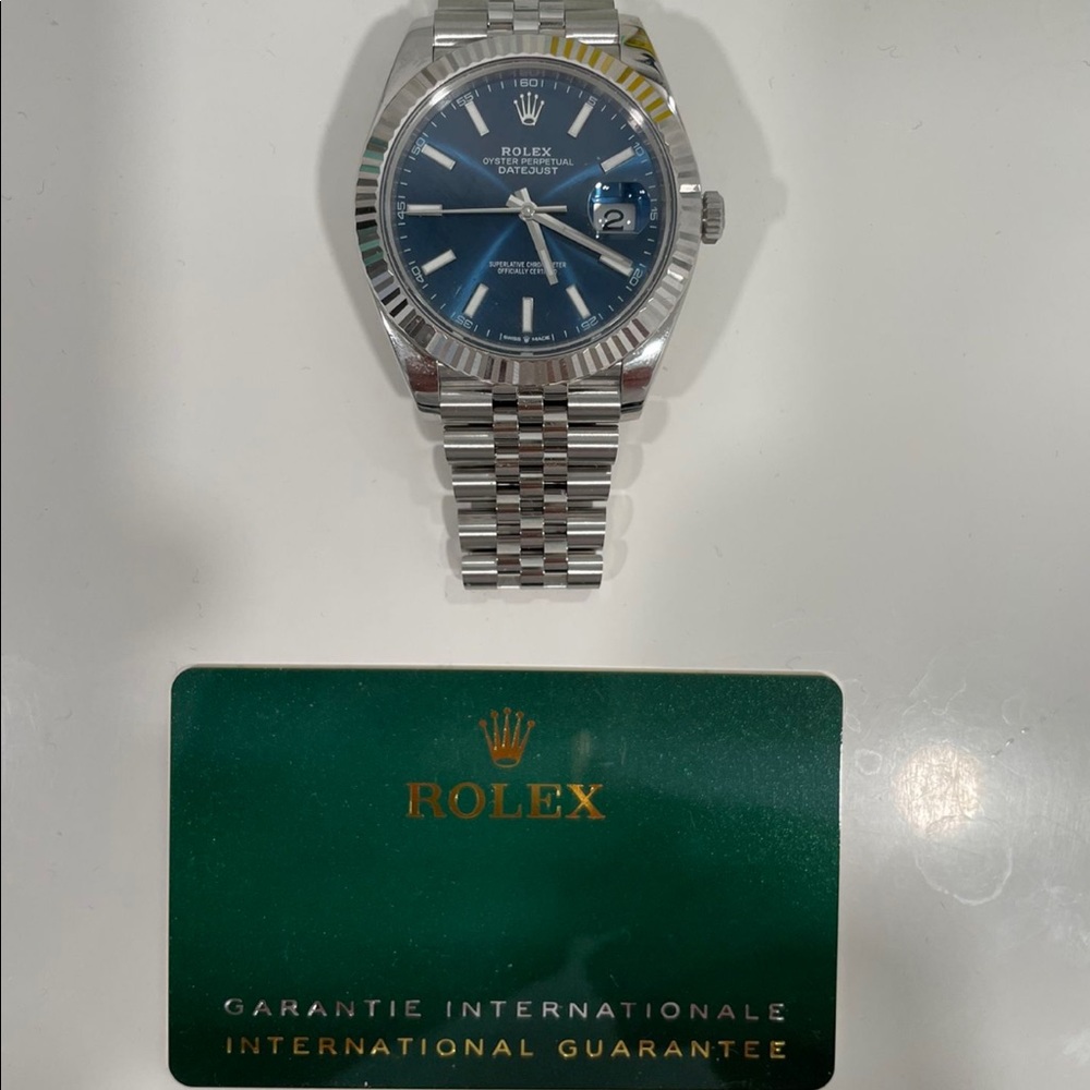 Rolex date just 41 brand new 2021 model